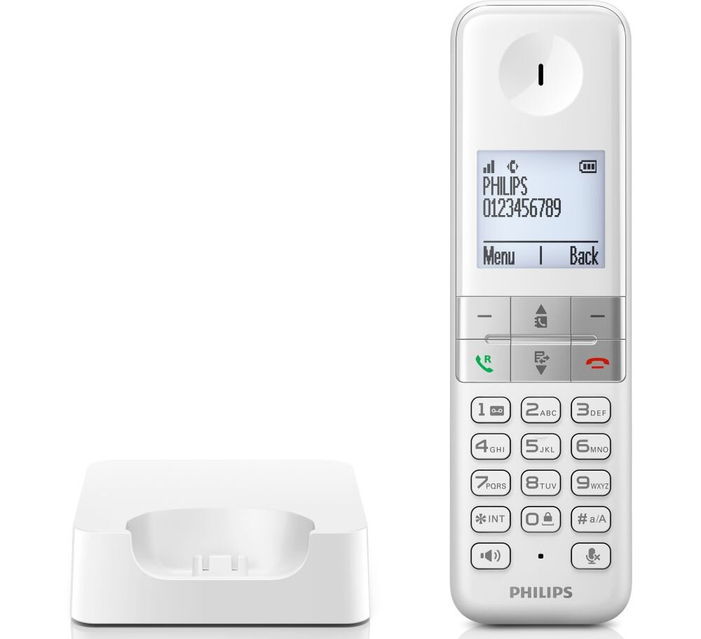 Telefon PHILIPS D4701W-53 wygląd