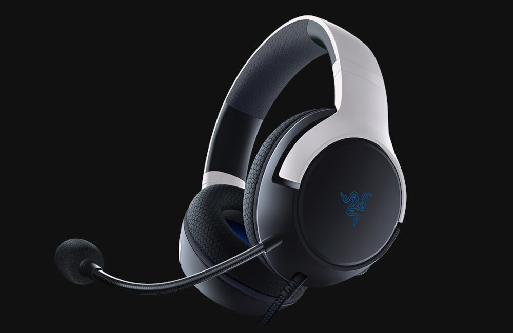 Słuchawki RAZER Kaira X różne konfiguracje konsola PS5 jack 3,5 mm