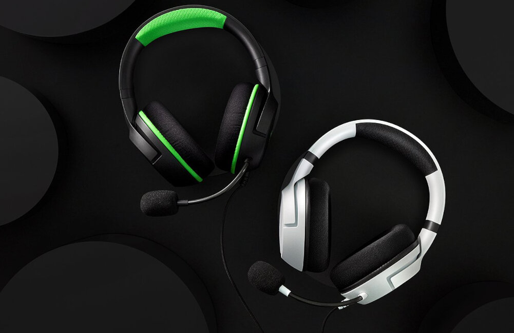 Słuchawki RAZER Kaira X Xbox Series X/S różne konfiguracje konsola Xbox Series S oraz Xbox Series X jack 3,5 mm