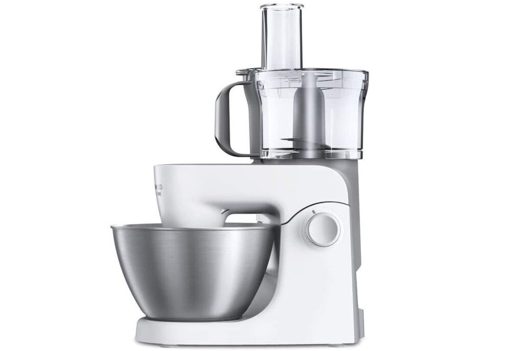 Robot kuchenny planetarny KENWOOD KHH323WH 1000W z blenderem kielichowym, malakserem, maszynka do mielenia miesa i wyciskarka do cytrusow antyposlizgowe nozki