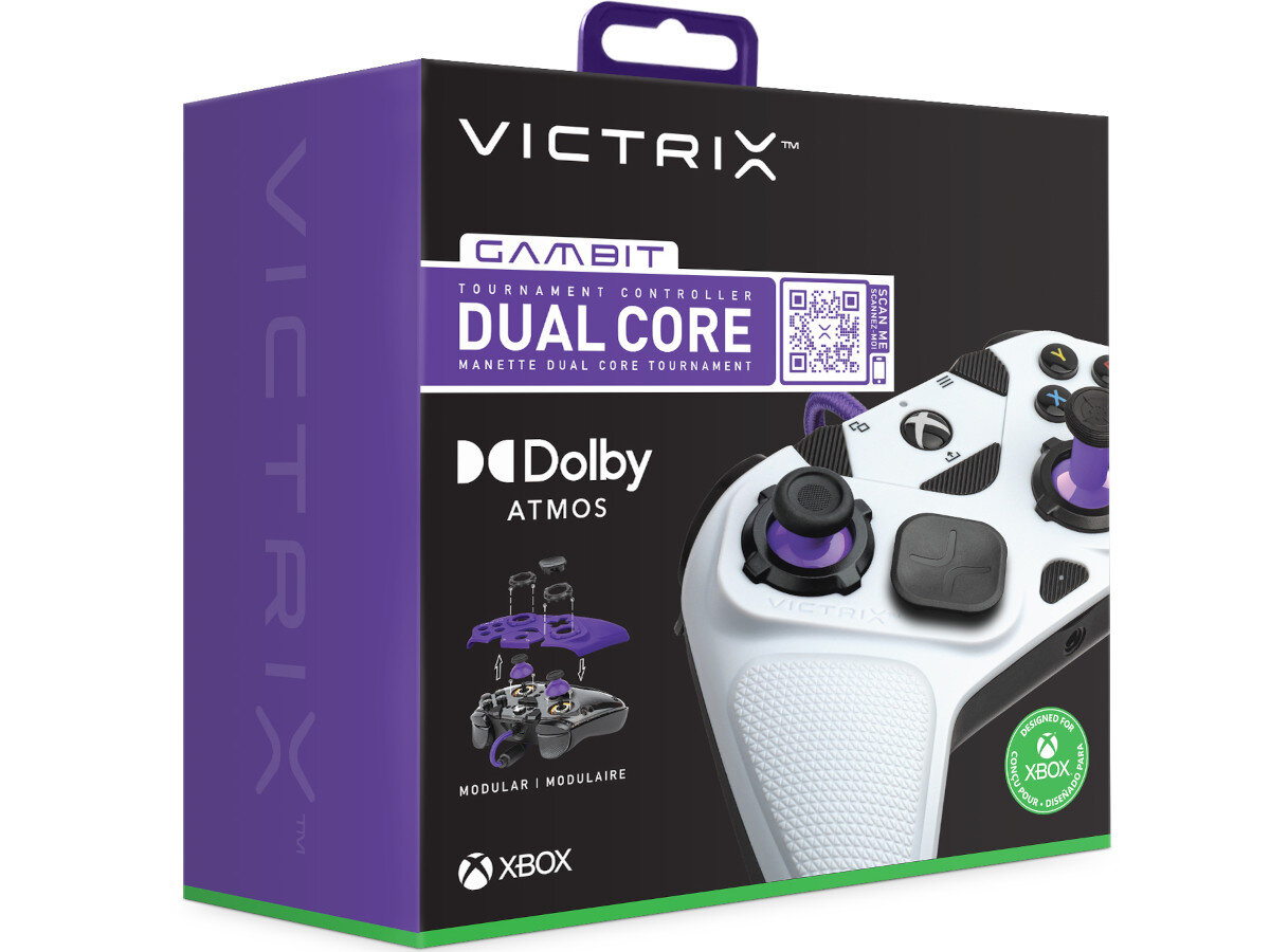 Kontroler VICTRIX Gambit Tournament Bialy zawartosc