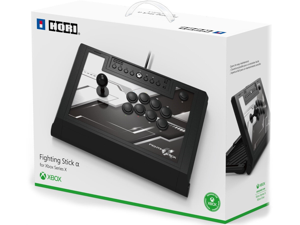 Kontroler HORI Fighting Stick Alpha zawartosc opakowania