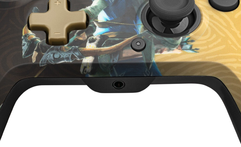 Kontroler PDP Faceoff Deluxe+ Zelda gniazdo audio