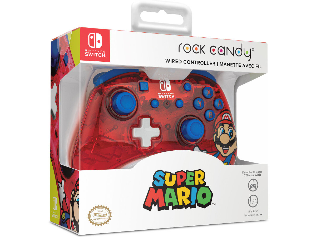 Kontroler PDP Rock Candy Mini Mario zawartosc opakowania