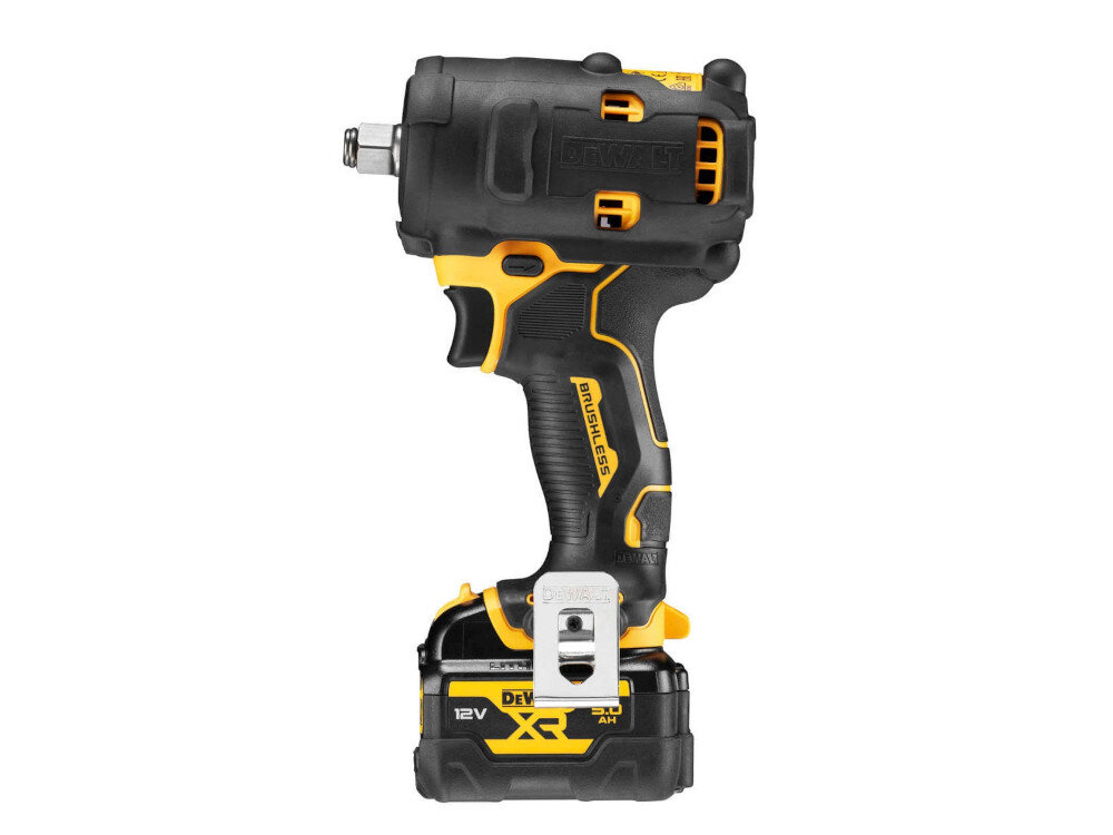 Klucz udarowy DEWALT DCF901P1G kompaktowa konstrukcja do pracy w drewnie betonie stali waga 1,2 kg