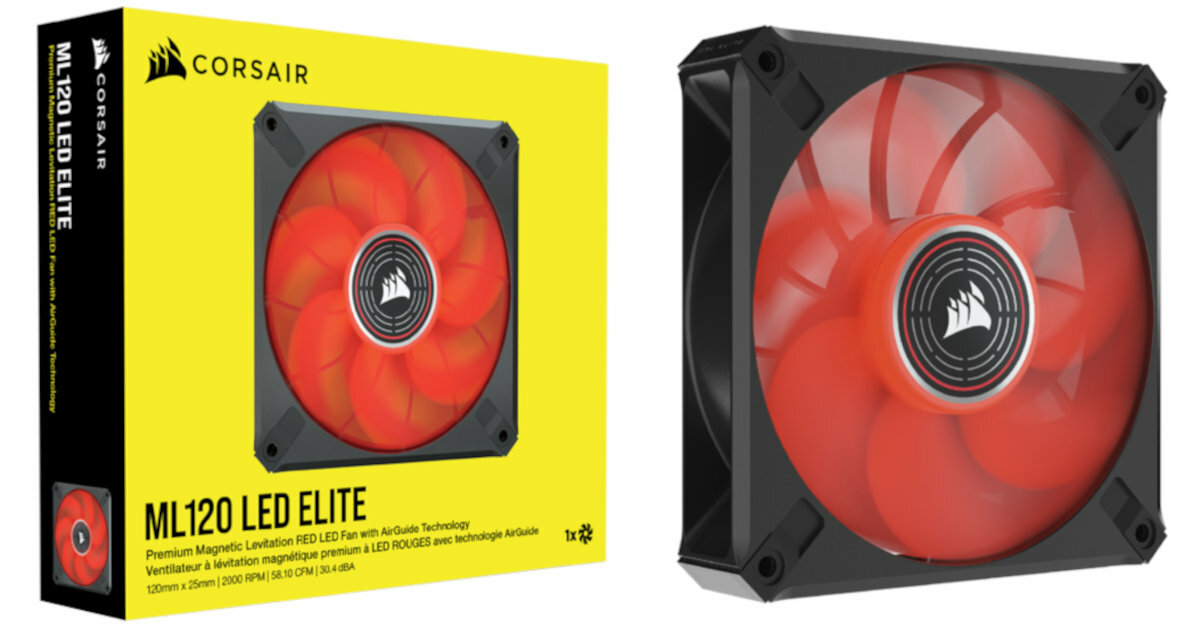 CORSAIR-ML120-Elite-red-black-box
