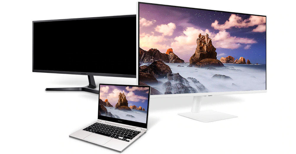 Monitor SAMSUNG LS32AM703UUXEN 32 3840x2160px pracuj i ucz sie z dowolnego miejsca