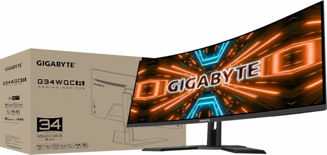 Monitor GIGABYTE G34WQC-A - VA 