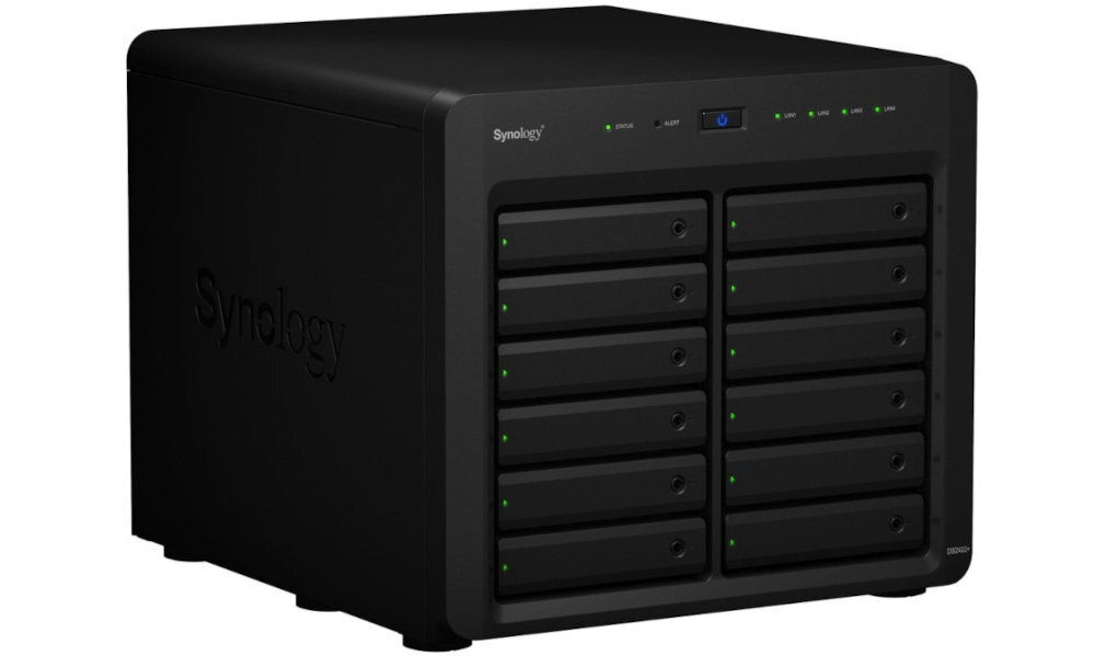 Serwer plików SYNOLOGY DS2422 plus latwa konfiguracja maksimum wydajnosci i niezawodna praca na optymalnym poziomie