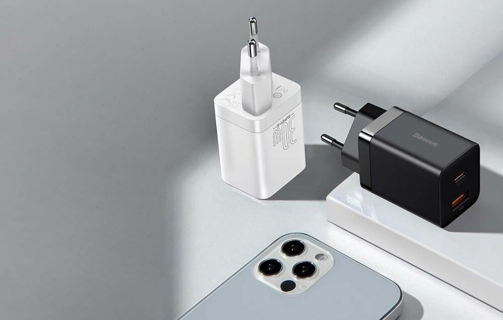 Ładowarka sieciowa BASEUS Super Si Pro QC PD 30W CCSUPP-E02 Biały konstrukcja