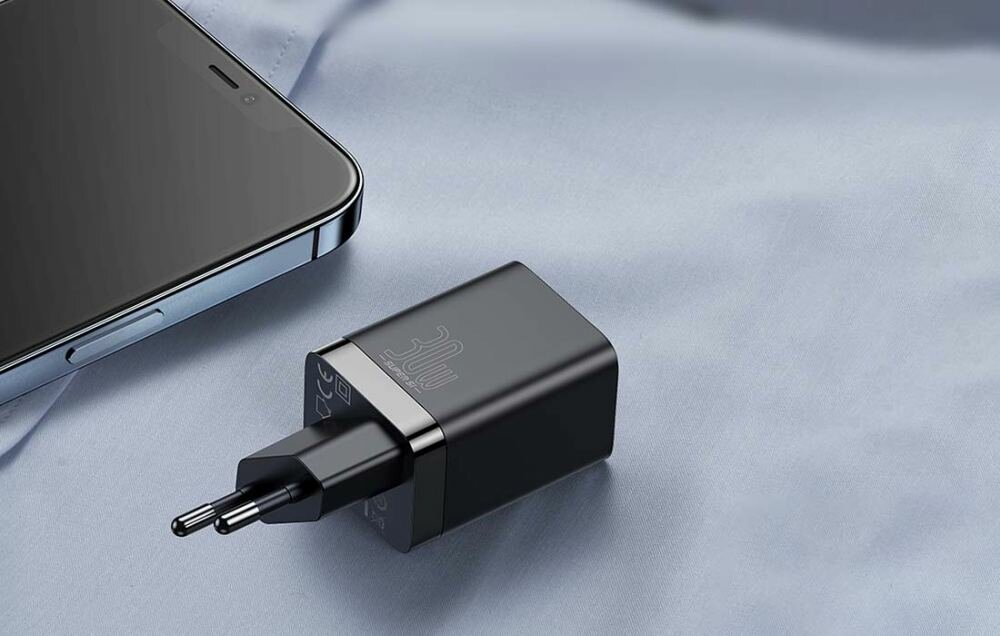 Ładowarka sieciowa BASEUS Super Si Pro QC PD 30W CCSUPP-E02 Biały ochrona urzadzen