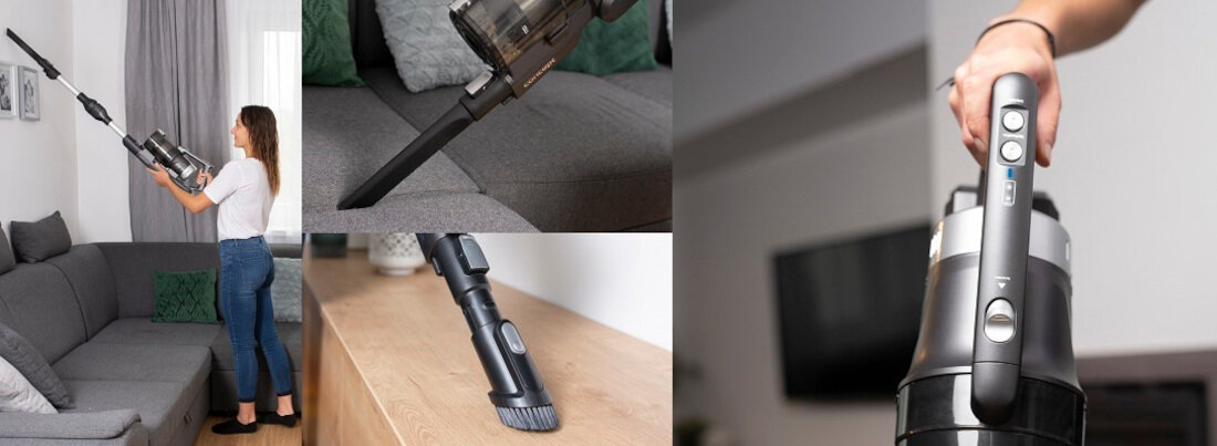 Odkurzacz CONCEPT Iconic Aqua Flex VP6200 Mocny silnik BLDC