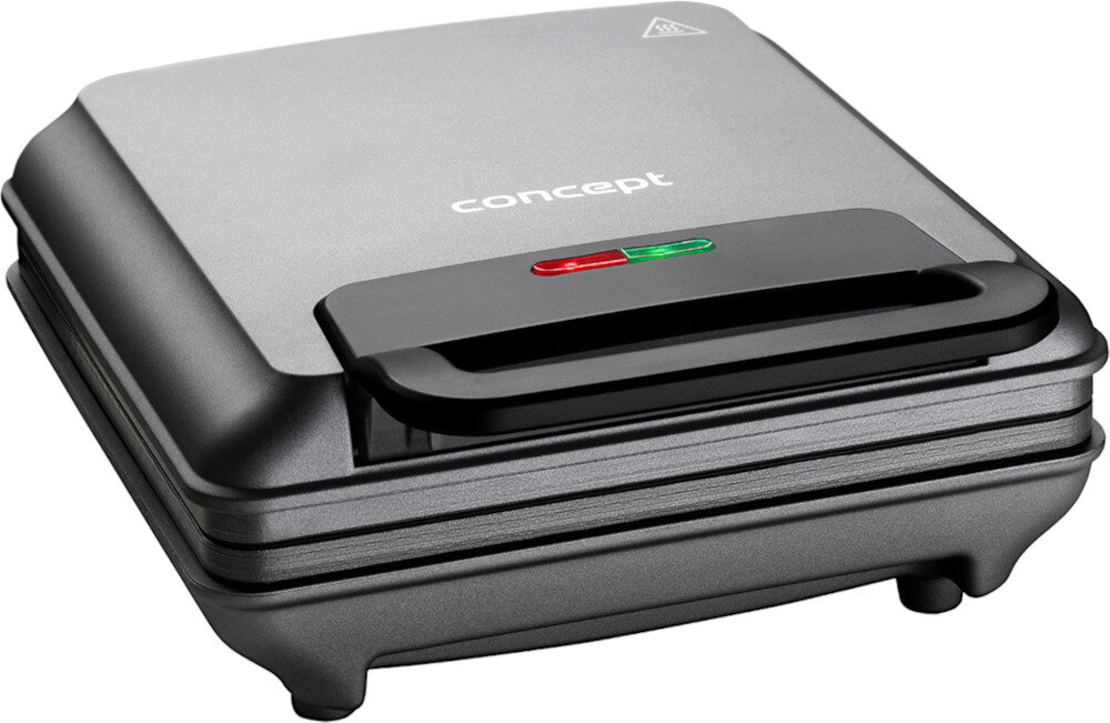 Gofrownica CONCEPT VF-3050 Czarno-szary Kontrola poziomu nagrzania
