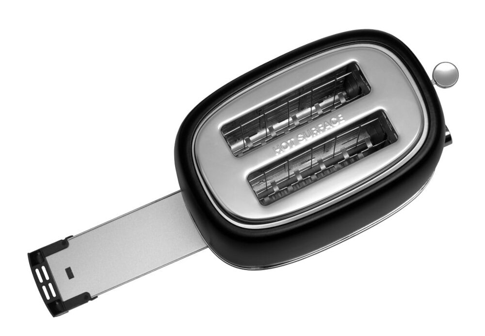 Toster CONCEPT Retrosign TE2064 Czarny tacka na okruchy wyposazenie