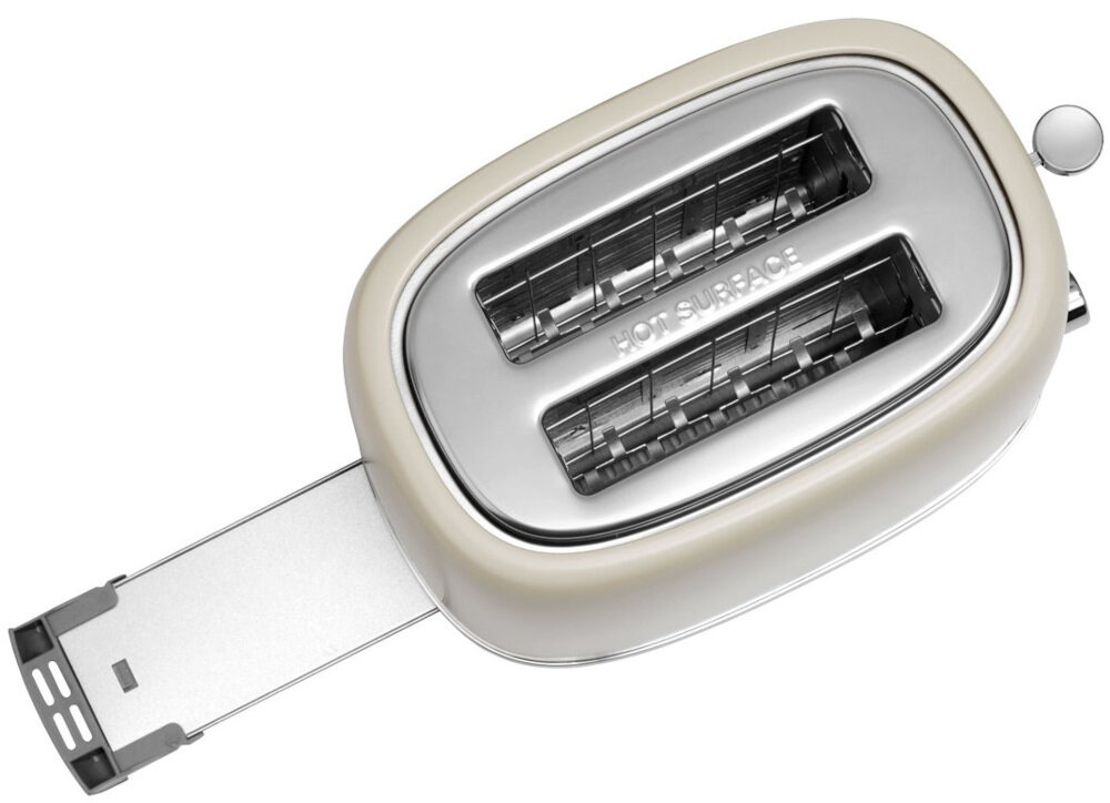 Toster CONCEPT Retrosign TE2061 Kremowy tacka na okruchy wyposazenie