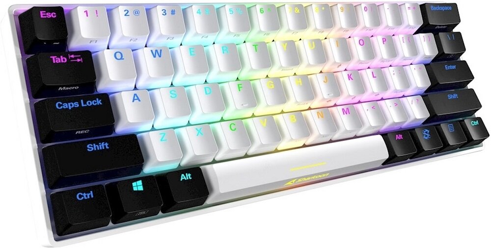 Klawiatura SHARKOON Skiller SGK50 S4 Kailh Blue - Programowalne klawisze 