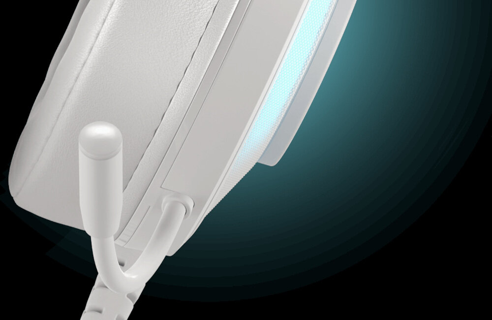 Słuchawki GENESIS <span>Neon 600 RGB</span> przetworniki design podświetlenie RGB łączność przewodowa mikrofon wysięgnik wypełnienie pałąk regulacja