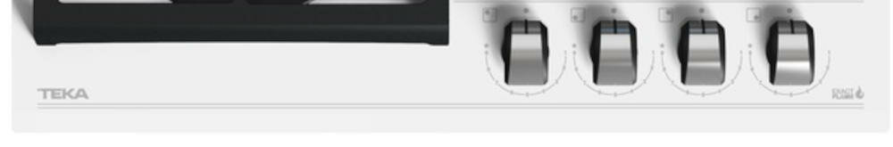 TEKA-GZC-64320-XBC-WH gaz palnik pokrętło zapalacz płomień