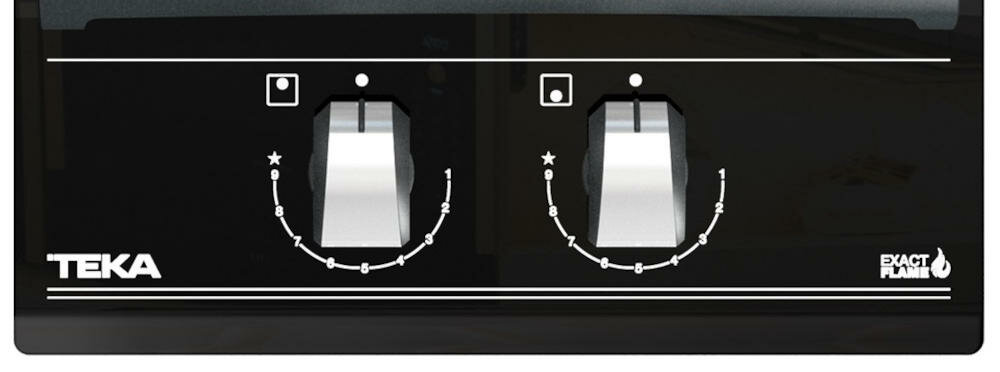 TEKA-GZC-32300-XBC-BK gaz palnik pokrętło zapalacz płomień