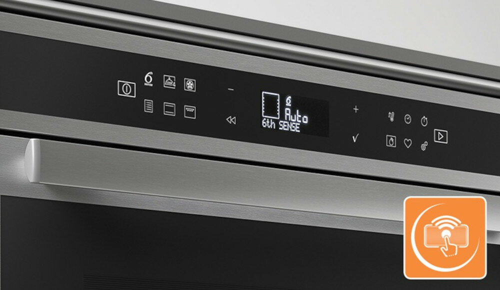 Kuchenka mikrofalowa WHIRLPOOL W6 MD 440 NB Assisted Display wyświetlacz
