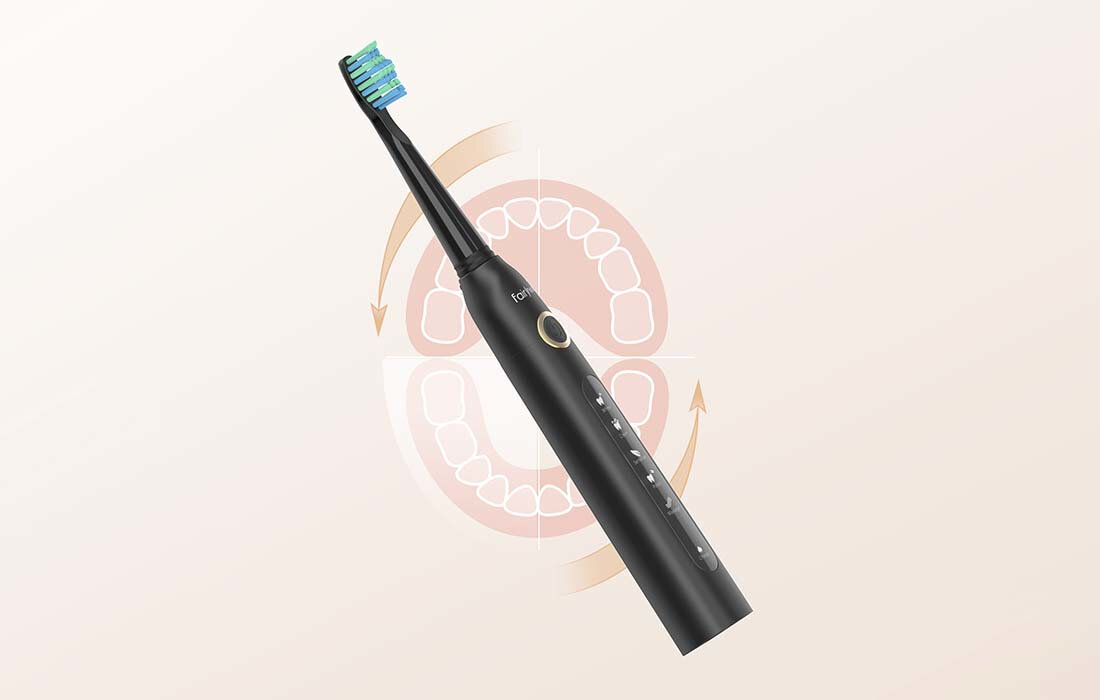 Szczoteczka soniczna FAIRYWILLl FW-507 Czarny