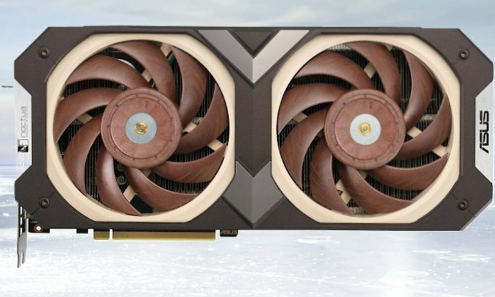 ASUS GeForce RTX 3070 Noctua OC Edition LHR 8GB fornt