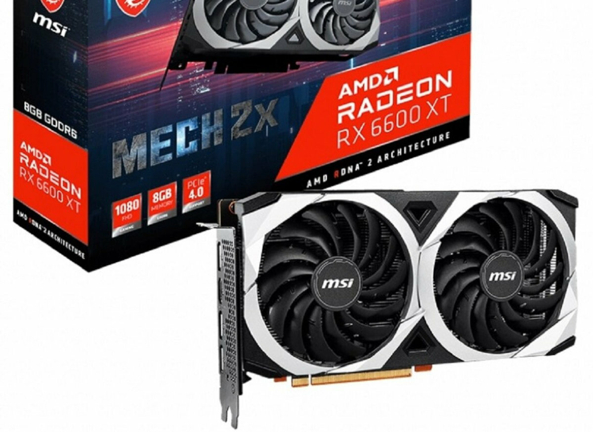 MSI Radeon RX 6600 XT zestaw