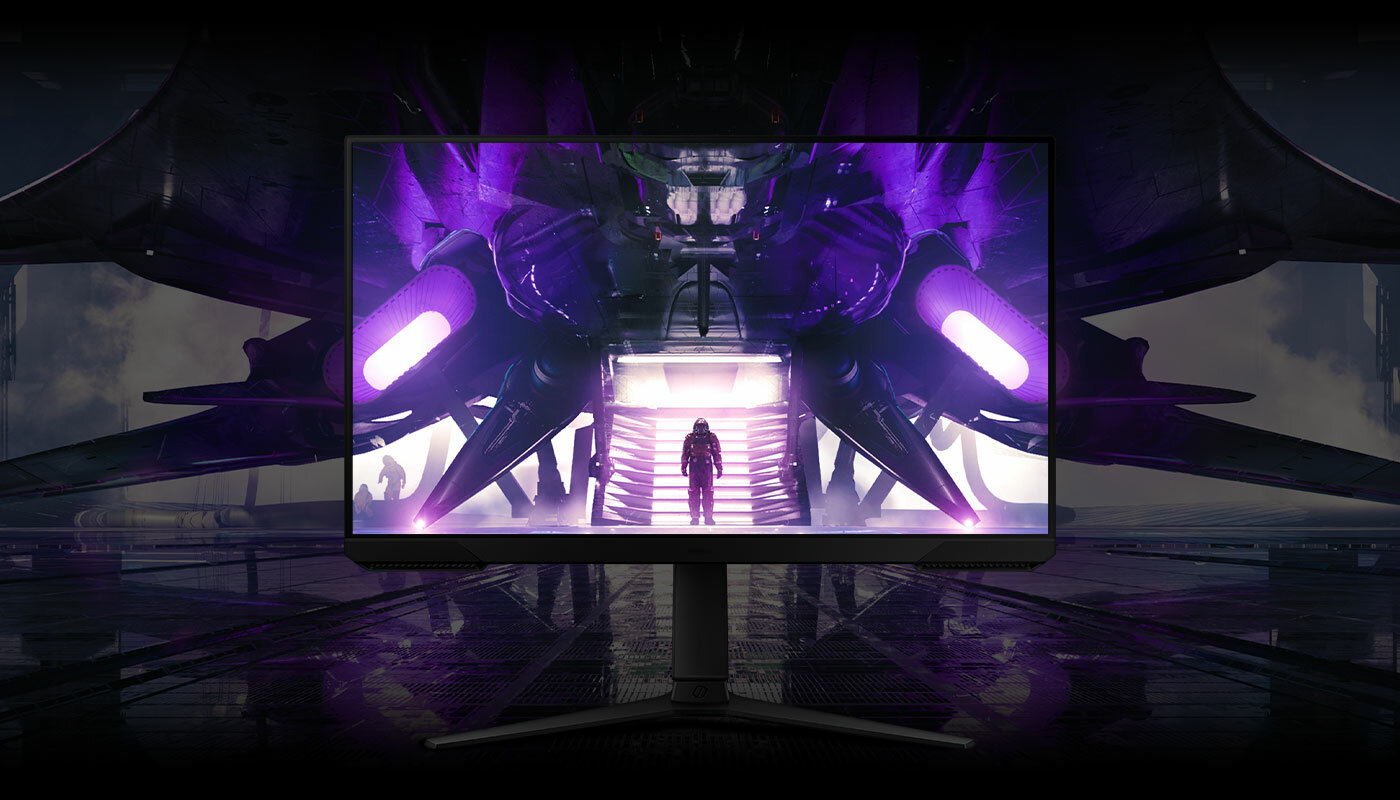 Dwudziestosiedmiocalowy monitor gamingowy Samsung Odyssey G3 to doskonałe uzupełnienie setupu do grania