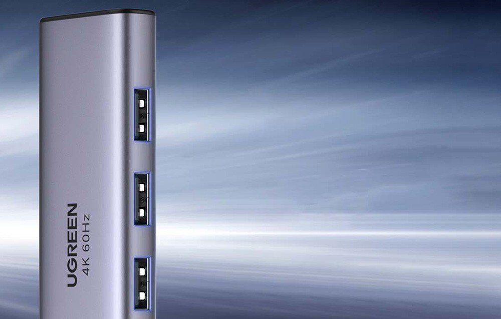 Hub UGREEN CM511 USB Typu C, Pasywny cechy zalety porty czytnik kart pamięci przeznaczenie