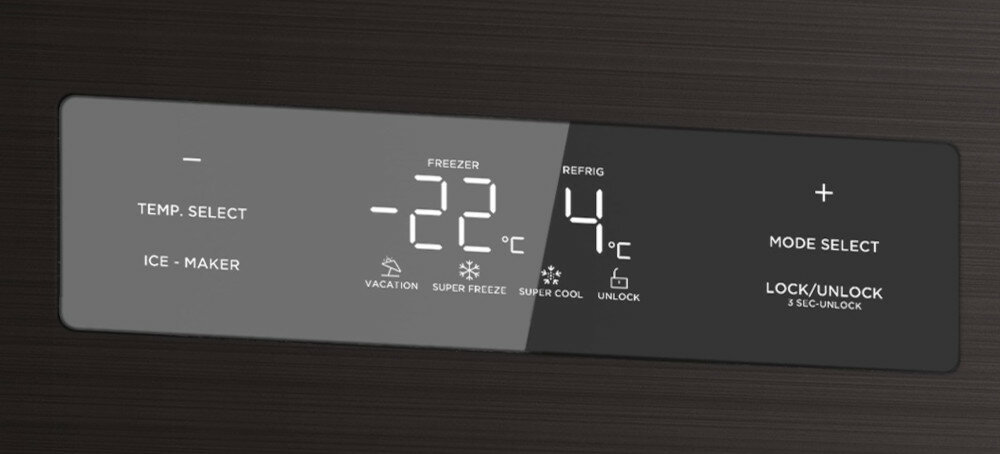 MIDEA-MDRF632FGF28 lodówka panel sterowania wyświetlacz elektroniczny