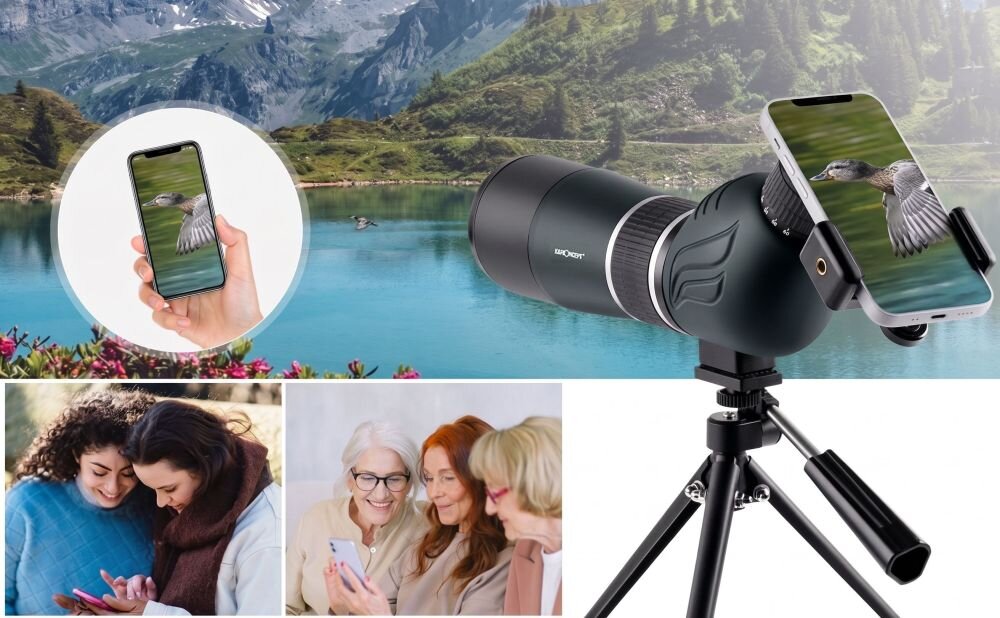 K&F Concept KF33.033 zoom 20-60x obserwacja ptaków krajobrazu detali elastyczne przybliżenie