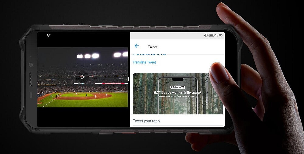 Smartfon ULEFONE Armor X9   ekran bateria wydajność aparat sterowanie pamięć ram procesor obudowa porty ładowanie muzyka głośniki dźwięk pojemność rozdzielczość opis dane zestaw 