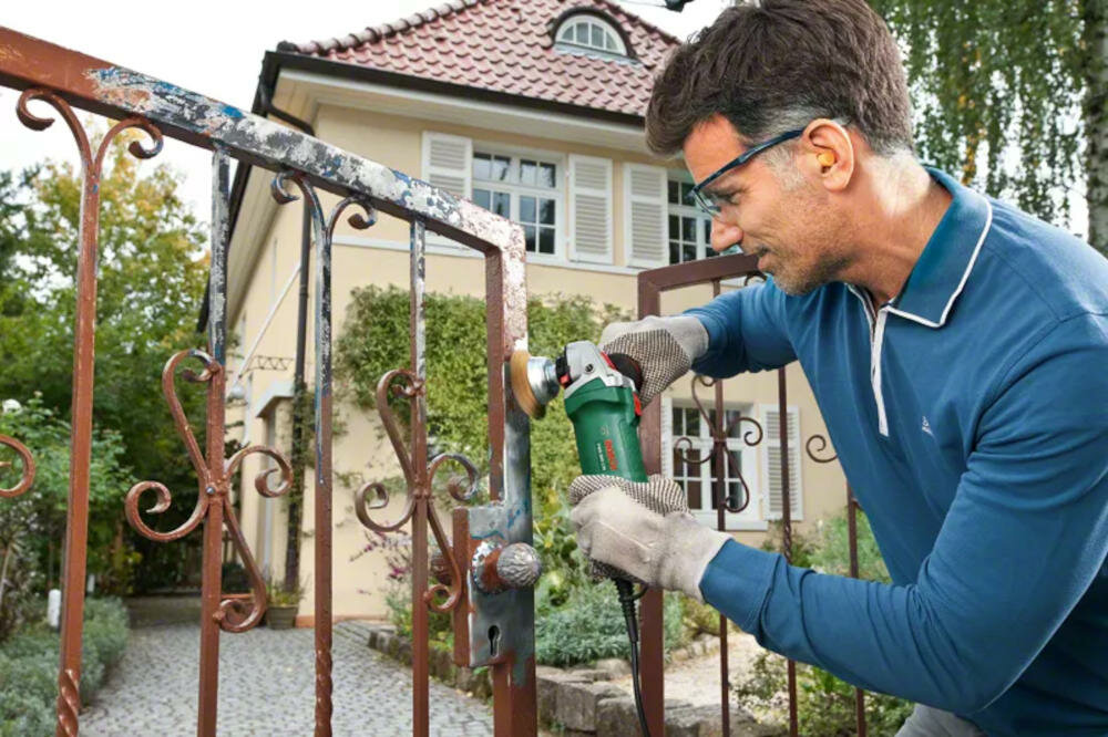 BOSCH PWS 850-125 06033A270B urządzenie usuwanie rdza brama meble ogrodowe