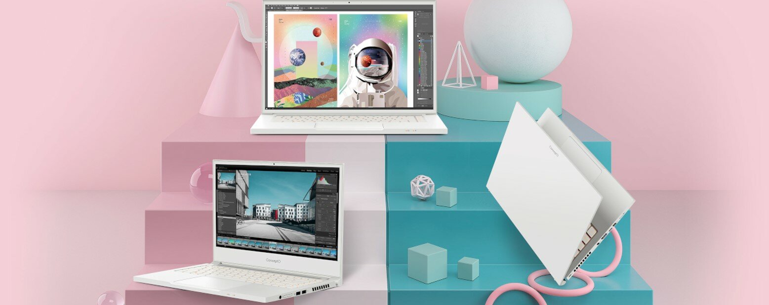 Laptop ACER ConceptD 3 Unowocześniona konstrukcja Zadowoli nawet wymagających użytkowników 