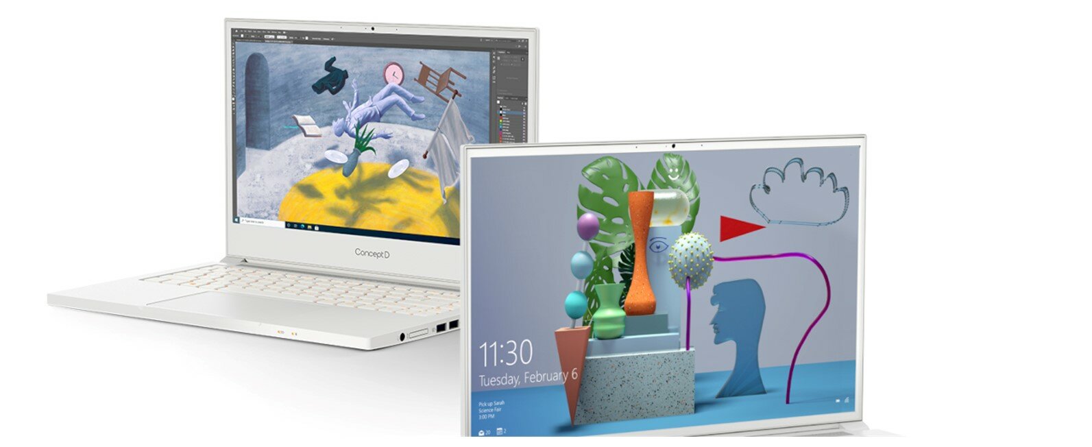 Laptop ACER ConceptD 3 Bezpieczne logowanie jednym dotknięciem