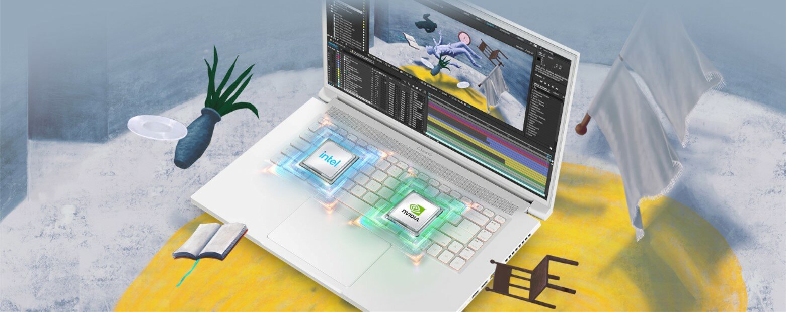 Laptop ACER ConceptD 3 Szybsze tworzenie