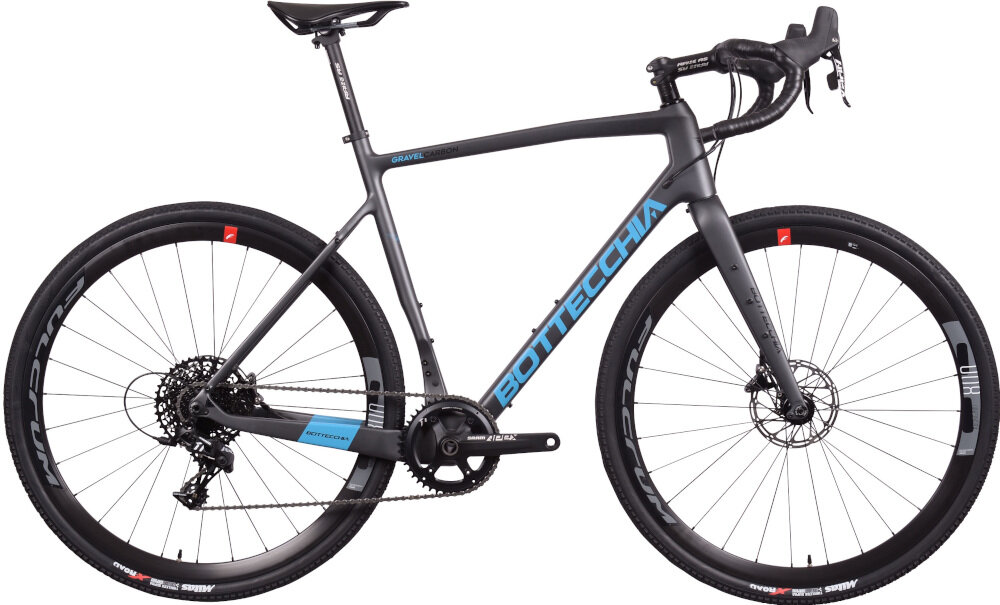 Rower gravel BOTTECCHIA Gravel Carbon M20 28 cali męski Antracytowy mat w zestwie instrukcja obsługi i montażu karta gwarancyjna