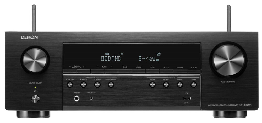 Amplituner DENON AVR-S660H - obraz