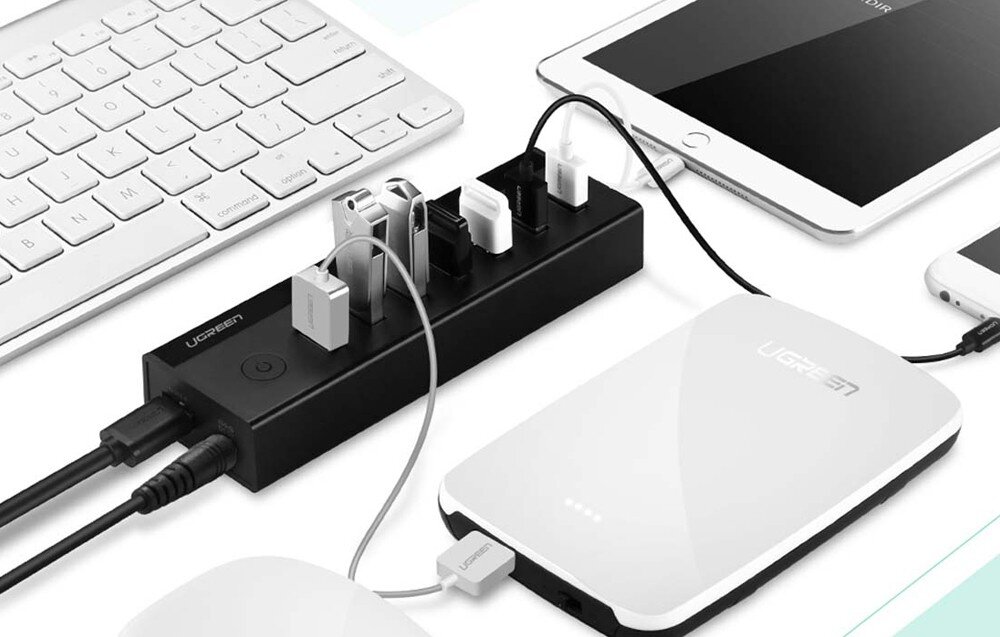 Hub UGREEN US219 USB 3.2 Gen. 1, Aktywny działanie przeznaczenie zalety