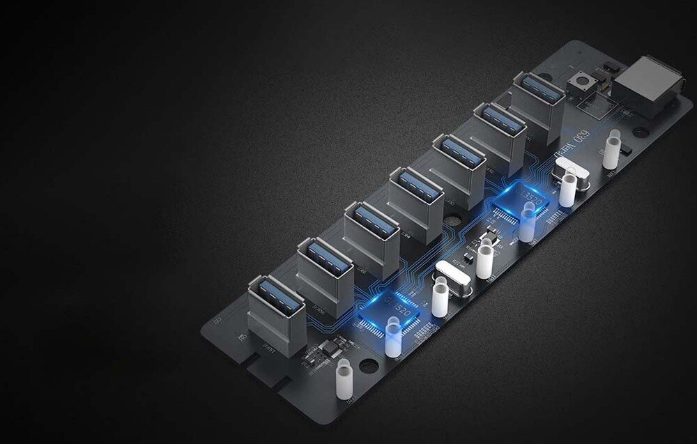 Hub UGREEN US219 USB 3.2 Gen. 1, Aktywny wnętrze konstrukcja zabezpieczenia