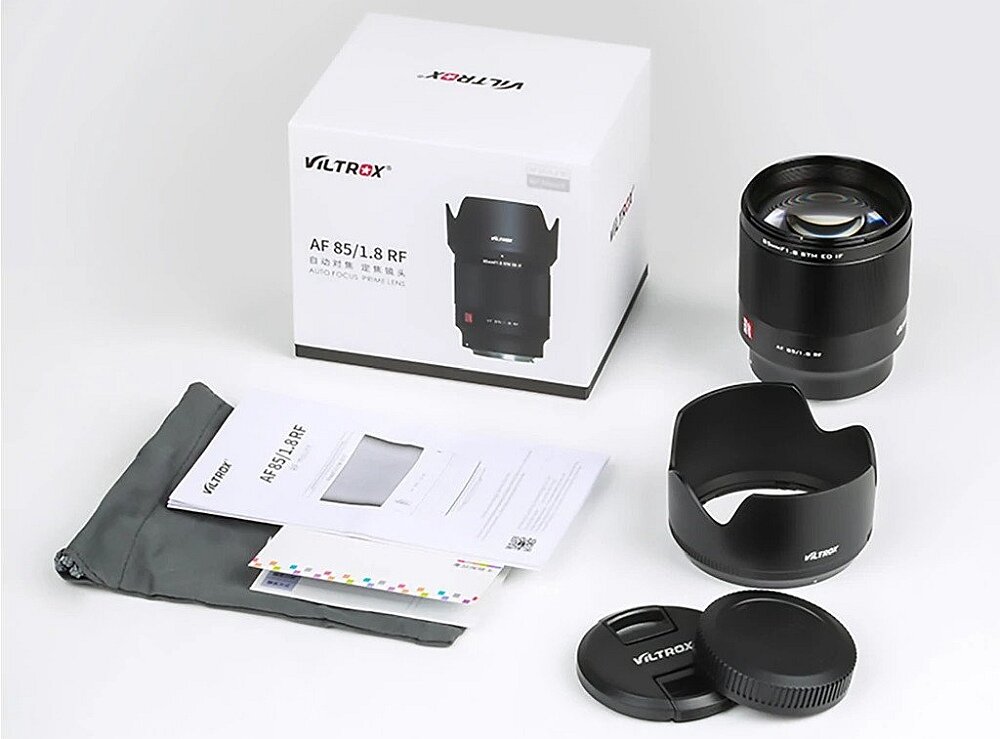 Obiektyw VILTROX AF 85mm F1.8 STM ED IF Canon RF optyka soczewki ogniskowa przysłona zdjęcia powłoki filmy ostrość af