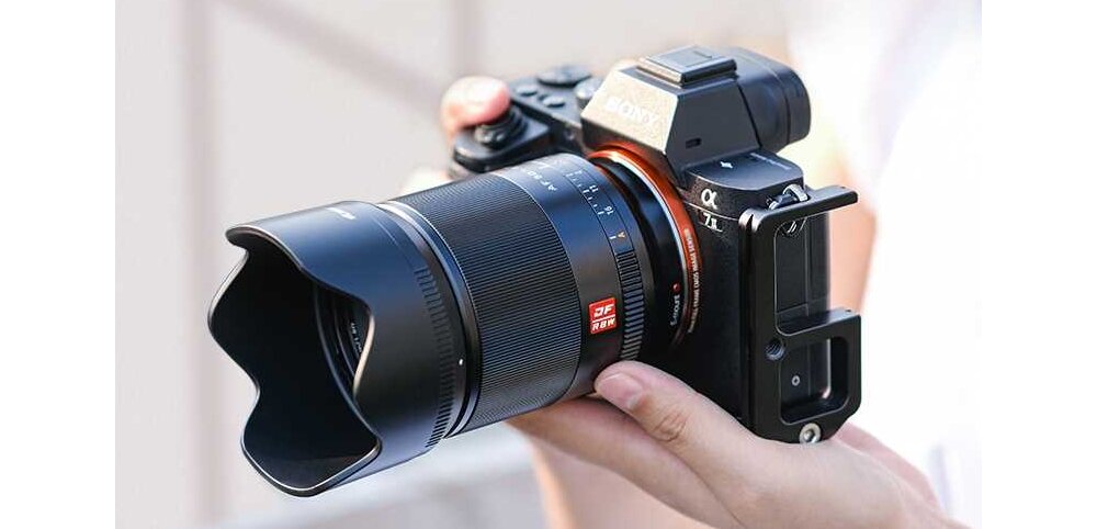 Obiektyw VILTROX AF 50mm F1.8 Sony E ostrość mocowanie zdjęcia filmy af szkło soczewki przysłona regulacja  