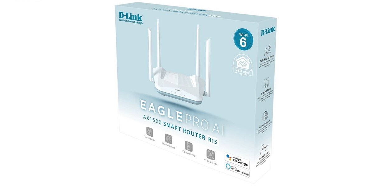Router D-LINK Eagle Pro AI R15 Wi-Fi AI Optimizer