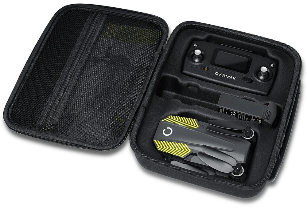 Dron OVERMAX X-Bee Drone 9.5 Fold lot kamera rozdzielczość łączność wifi tryby gps waga