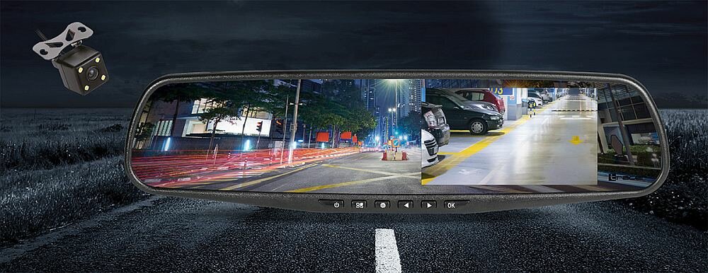 Kamera samochodowa TRACER G-Park Silver samochód nagrywanie film montaż sensor czujnik parking 