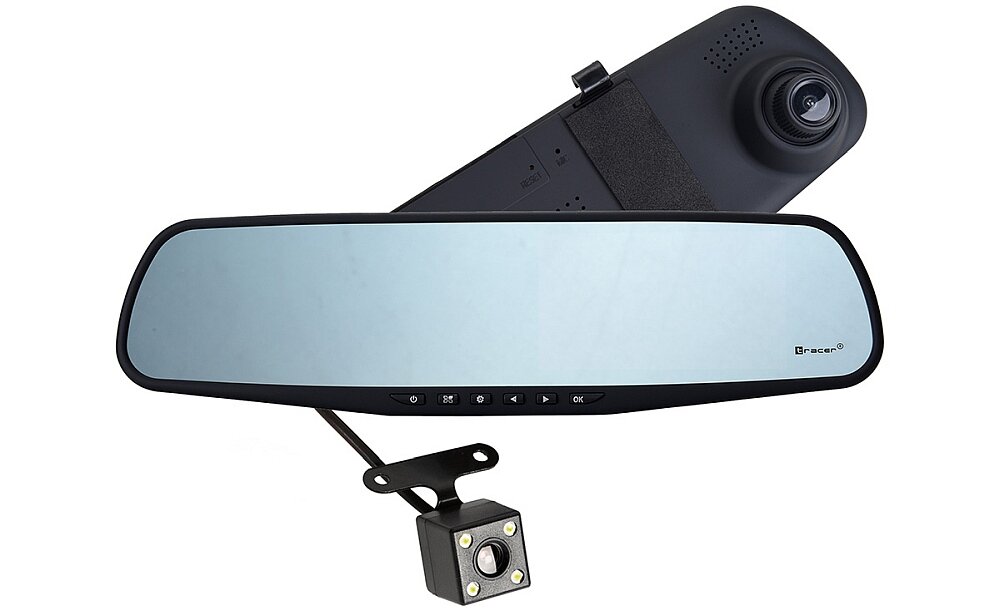 Kamera samochodowa TRACER G-Park Silver samochód nagrywanie film montaż sensor czujnik parking 