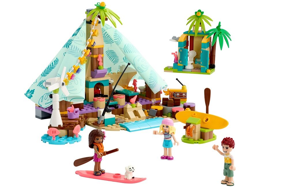 LEGO Friends Luksusowy kemping na plaży 41700 Dodatek do budowania