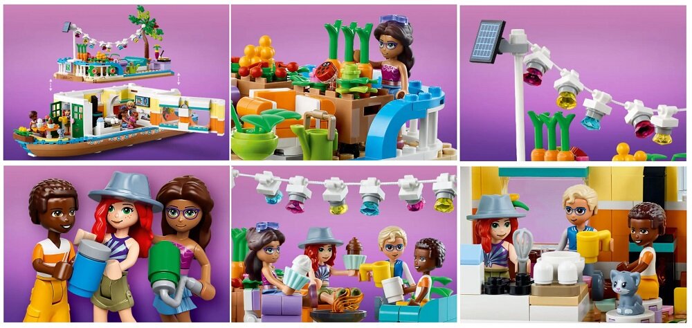 LEGO Friends Łódź mieszkalna na kanale 41702
