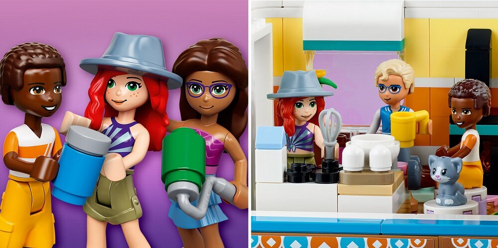 LEGO Friends Łódź mieszkalna na kanale 41702 Kreatywna zabawa