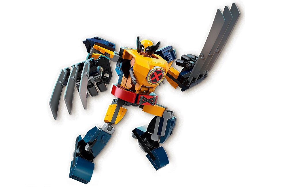 LEGO Marvel Mechaniczna zbroja Wolverinea 76202 Kreatywna zabawa osiągnie nowe wyżyny